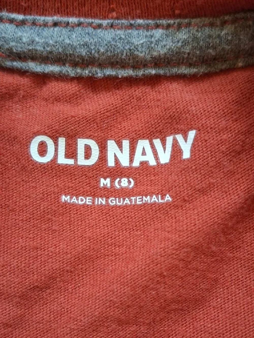 Old Navy Orange Lake Tahoe Long-Sleeve Graphic Tee/M(8)